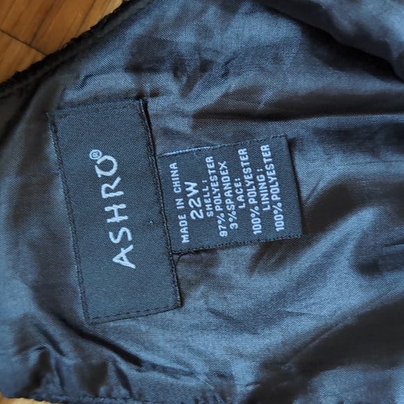 SALE Ashro Long Lace High Neck Sleeveless Party Dress 22W - Picture 4 of 6